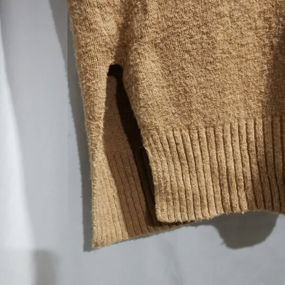 Camel 3/4 Sleeve Oversized Batwing Tunic Style Turtleneck Size L EUC # 178 - Picture 3 of 8